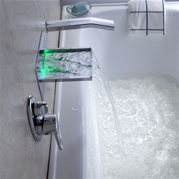 Faucet Sale LED RGB Single Handle Widespread